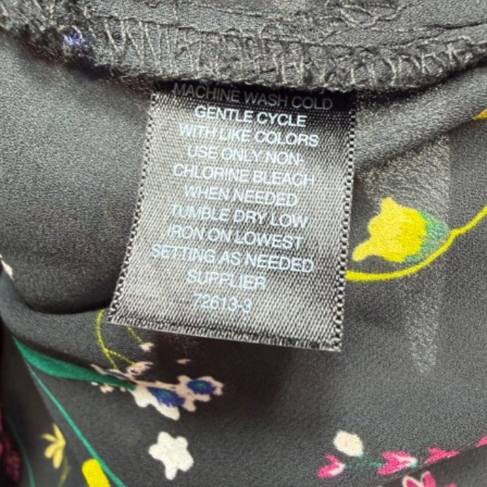 Worthington Multicolor Floral Ruffle Blouse - Picture 5 of 5